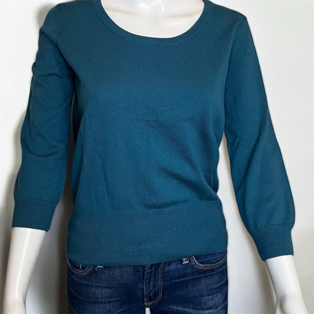 H&M Teal Crew Neck Sweater